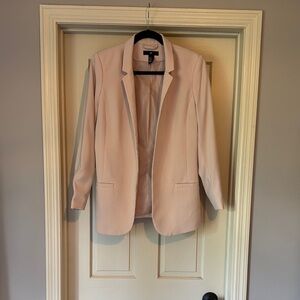 H&M Pink Blazer Modern Professional Suit Jacket